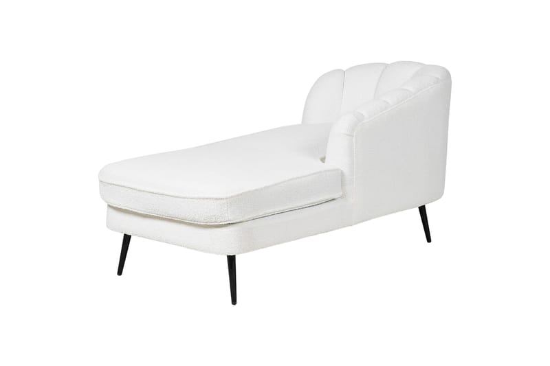 Allier Schäslong 150 cm Vänster - Svart/Vit - Möbler - Fåtölj & stolar - Fåtölj - Liggfåtölj