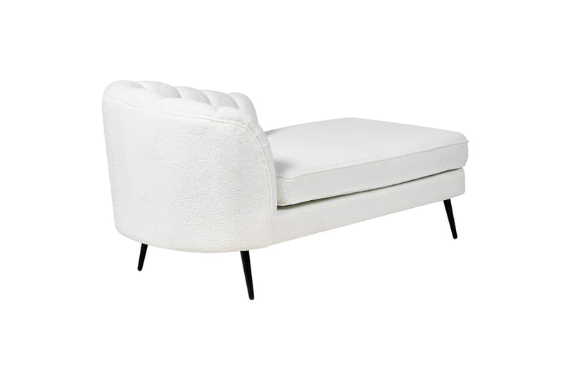 Allier Schäslong 150 cm Vänster - Svart/Vit - Möbler - Fåtölj & stolar - Fåtölj - Liggfåtölj