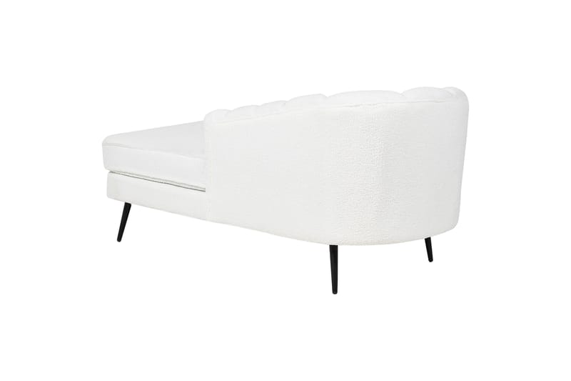 Allier Schäslong 150 cm Vänster - Svart/Vit - Möbler - Fåtölj & stolar - Fåtölj - Liggfåtölj