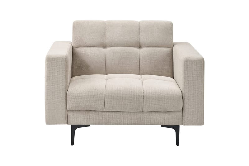 Fåtölj Alnes Beige/svart - Beige/svart - Möbler - Fåtölj & stolar - Fåtölj