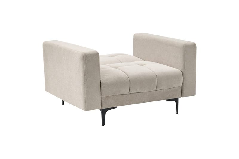 Fåtölj Alnes Beige/svart - Beige/svart - Möbler - Fåtölj & stolar - Fåtölj