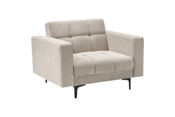Fåtölj Alnes Beige/svart