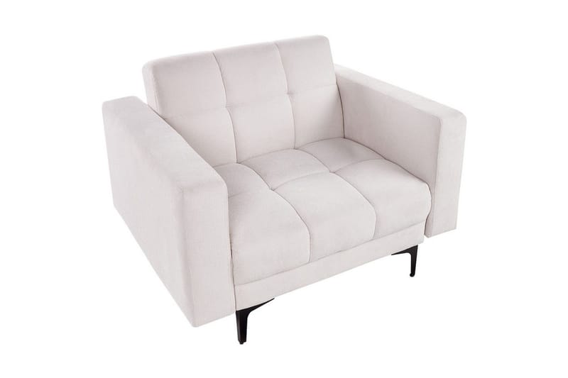 Fåtölj Alnes Off-white/Svart - Off-white/Svart - Möbler - Fåtölj & stolar - Fåtölj