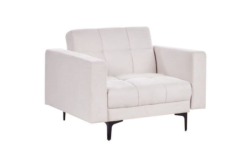 Fåtölj Alnes Off-white/Svart - Off-white/Svart - Möbler - Fåtölj & stolar - Fåtölj