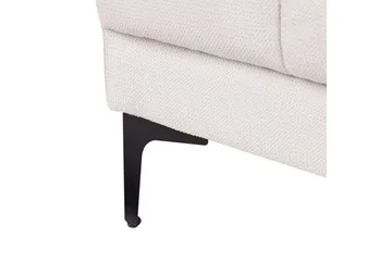 Fåtölj Alnes Off-white/Svart - Off-white/Svart - Möbler - Fåtölj & stolar - Fåtölj
