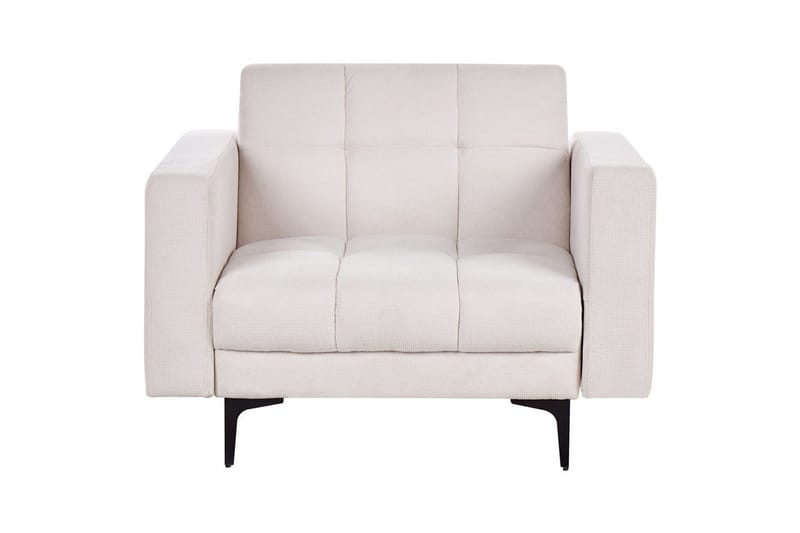 Fåtölj Alnes Off-white/Svart - Off-white/Svart - Möbler - Fåtölj & stolar - Fåtölj