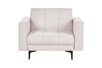 Fåtölj Alnes Off-white/Svart - Off-white/Svart - Möbler - Fåtölj & stolar - Fåtölj