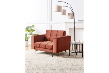 Fåtölj Alnes Röd/Svart - Röd/Svart - Möbler - Fåtölj & stolar - Fåtölj