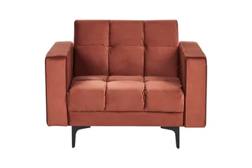 Fåtölj Alnes Röd/Svart - Röd/Svart - Möbler - Fåtölj & stolar - Fåtölj