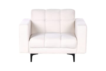 Fåtölj Alnes Vit/Svart - Vit/Svart - Möbler - Fåtölj & stolar - Fåtölj