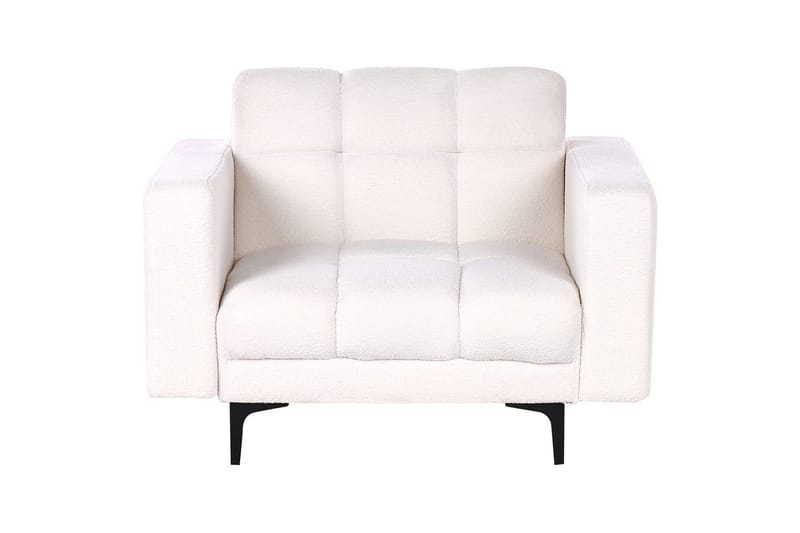 Fåtölj Alnes Vit/Svart - Vit/Svart - Möbler - Fåtölj & stolar - Fåtölj