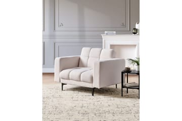 Fåtölj Alnes Vit/Svart - Vit/Svart - Möbler - Fåtölj & stolar - Fåtölj