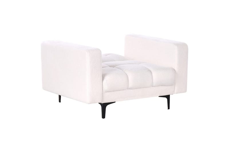 Fåtölj Alnes Vit/Svart - Vit/Svart - Möbler - Fåtölj & stolar - Fåtölj