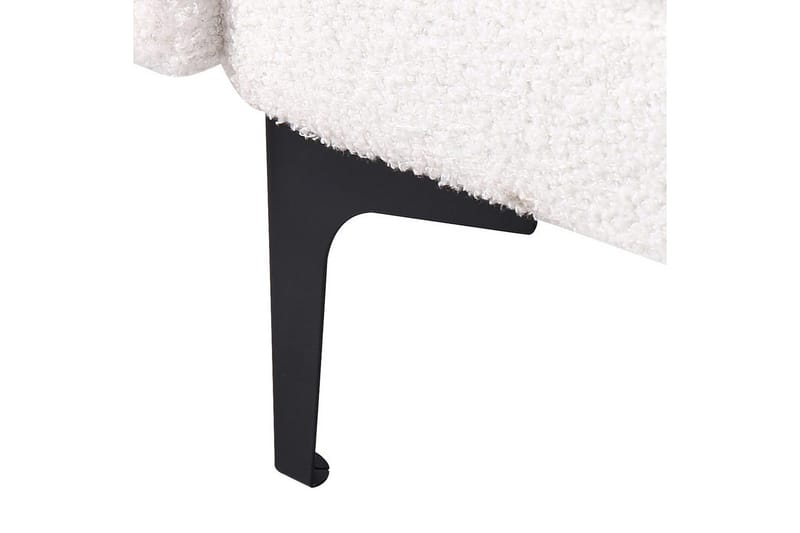 Fåtölj Alnes Vit/Svart - Vit/Svart - Möbler - Fåtölj & stolar - Fåtölj