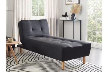 Alsten Schäslong 163 cm - Svart/Ljust trä - Möbler - Fåtölj & stolar - Fåtölj - Liggfåtölj