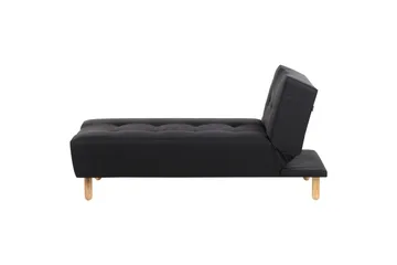 Alsten Schäslong 163 cm - Svart/Ljust trä - Möbler - Fåtölj & stolar - Fåtölj - Liggfåtölj