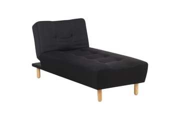 Alsten Schäslong 163 cm - Svart/Ljust trä - Möbler - Fåtölj & stolar - Fåtölj - Liggfåtölj