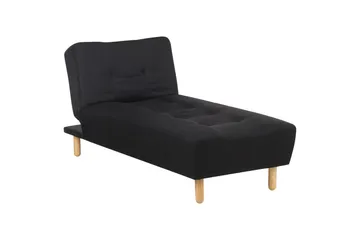 Alsten Schäslong 163 cm - Svart/Ljust trä - Möbler - Fåtölj & stolar - Fåtölj - Liggfåtölj