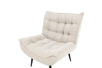 Fåtölj Alvesta - Beige, svart - Möbler - Fåtölj & stolar - Fåtölj