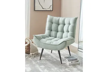 Fåtölj Alvesta - Grön, Svart - Möbler - Fåtölj & stolar - Fåtölj