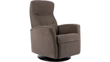 Alvion Hjellegjerde Reclinerfåtölj i tyg - Taupe - Möbler - Fåtölj & stolar - Fåtölj - Biofåtölj & reclinerfåtölj