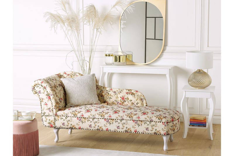 Amardeep Schäslong 169 cm Vänster - Beige/Vit/Multifärgad - Möbler - Fåtölj & stolar - Fåtölj - Liggfåtölj