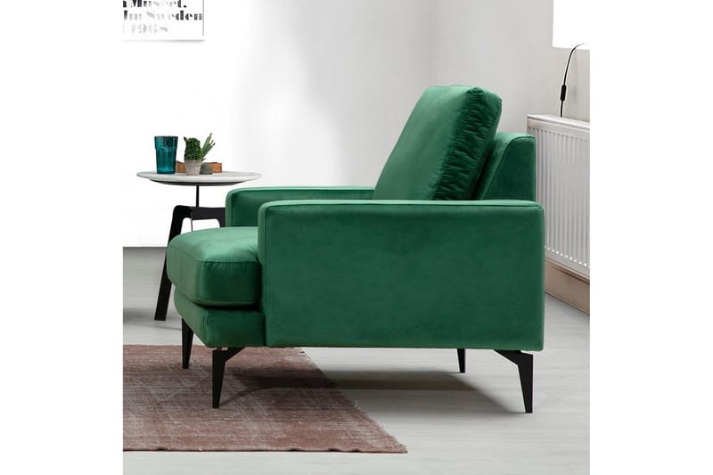 Andary Fåtölj - Grön/Svart - Möbler - Fåtölj & stolar - Fåtölj