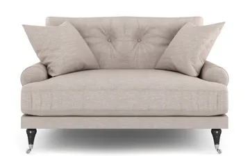 Andrew Loveseat - Beige/Krom - Möbler - Fåtölj & stolar - Fåtölj