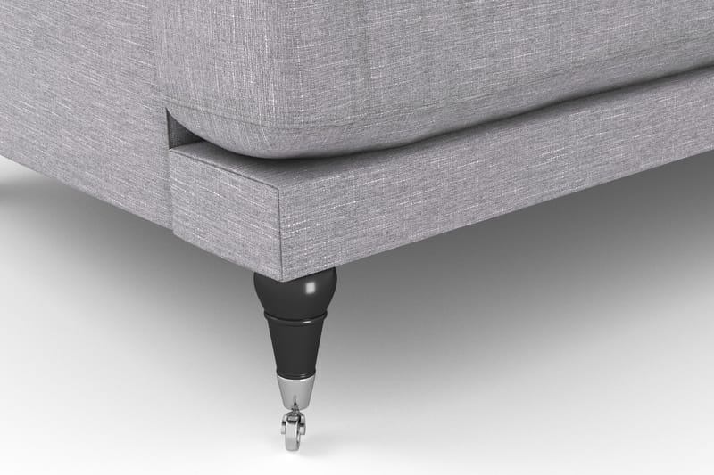 Andrew Loveseat - Ljusgrå/Krom - Möbler - Fåtölj & stolar - Fåtölj