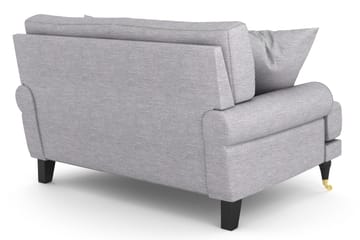 Andrew Loveseat - Ljusgrå/Mässing - Möbler - Fåtölj & stolar - Fåtölj