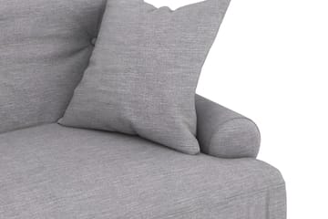 Andrew Loveseat - Ljusgrå/Mässing - Möbler - Fåtölj & stolar - Fåtölj