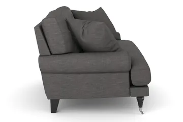 Andrew Loveseat - Mörkgrå/Krom - Möbler - Fåtölj & stolar - Fåtölj