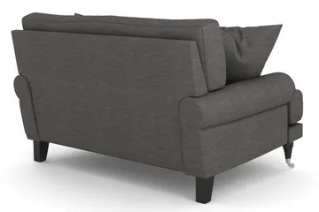 Andrew Loveseat - Mörkgrå/Krom - Möbler - Fåtölj & stolar - Fåtölj