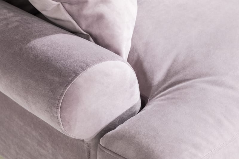 Andrew Loveseat Sammet - Lila/Krom - Möbler - Fåtölj & stolar - Fåtölj