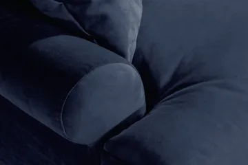 Andrew Loveseat Sammet - Midnattsblå/Mässing - Möbler - Fåtölj & stolar - Fåtölj