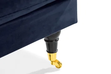 Andrew Loveseat Sammet - Midnattsblå/Mässing - Möbler - Fåtölj & stolar - Fåtölj