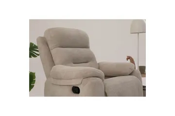 Angola Reclinerfåtölj Manuell - Krämvit - Möbler - Fåtölj & stolar - Fåtölj - Biofåtölj & reclinerfåtölj