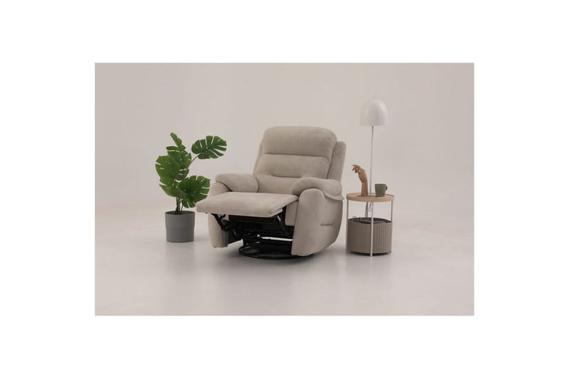Angola Reclinerfåtölj Manuell - Krämvit - Möbler - Fåtölj & stolar - Fåtölj - Liggfåtölj