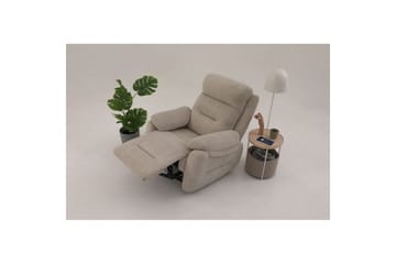 Angola Reclinerfåtölj Manuell - Krämvit - Möbler - Fåtölj & stolar - Fåtölj - Liggfåtölj
