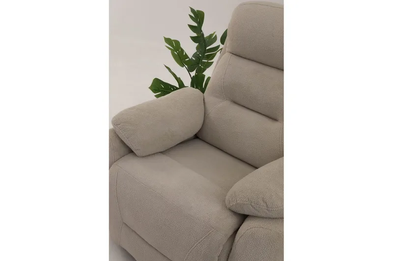 Angola Reclinerfåtölj Manuell - Krämvit - Möbler - Fåtölj & stolar - Fåtölj - Biofåtölj & reclinerfåtölj