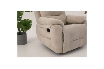 Angola Reclinerfåtölj Manuell - Krämvit - Möbler - Fåtölj & stolar - Fåtölj - Liggfåtölj