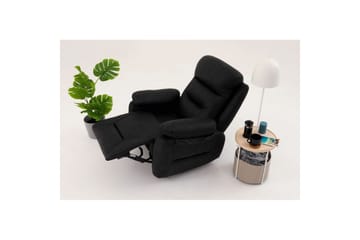 Angola Reclinerfåtölj Manuell - Svart - Möbler - Fåtölj & stolar - Fåtölj - Liggfåtölj