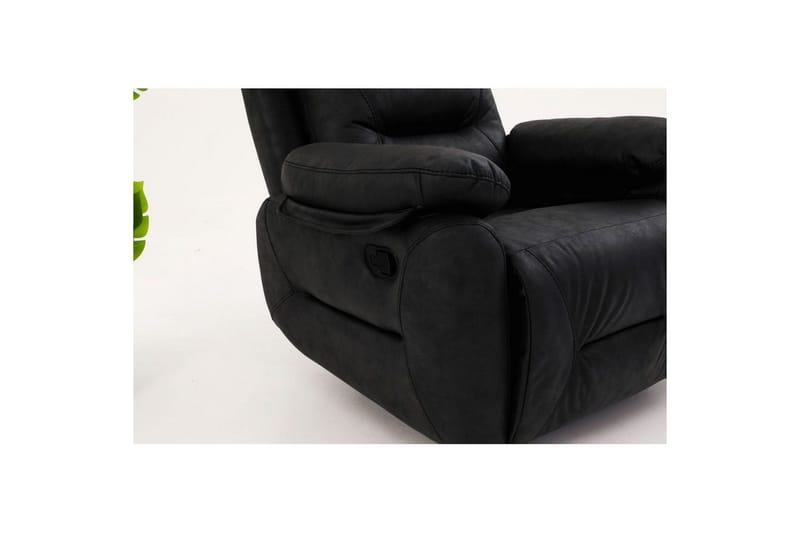 Angola Reclinerfåtölj Manuell - Svart - Möbler - Fåtölj & stolar - Fåtölj - Liggfåtölj