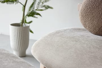 Armchair Rile Beige Fåtölj + Ottoman - Möbler - Fåtölj & stolar - Fåtölj - Fåtölj med fotpall