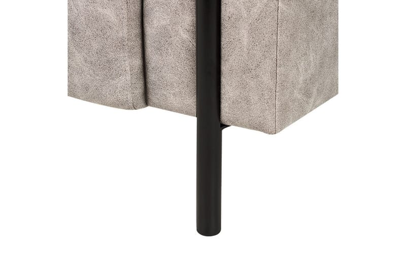 Fåtölj Askim - Ljusgrå, svart/Polyester - Möbler - Fåtölj & stolar - Fåtölj