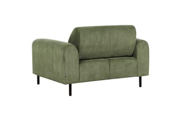 Fåtölj Askim - Olivgrön, Svart/Manchestertyg - Möbler - Fåtölj & stolar - Fåtölj