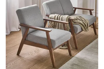 Asnes Fåtölj - Grå - Möbler - Fåtölj & stolar - Fåtölj