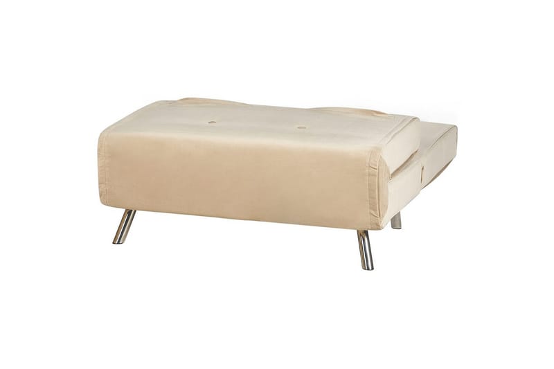 Bäddsoffa Farris - Beige, Silver - Möbler - Fåtölj & stolar - Fåtölj - Bäddfåtölj