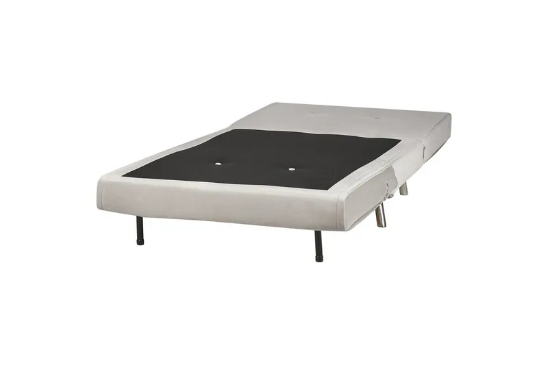 Bäddsoffa Farris - Grå, Silver - Möbler - Fåtölj & stolar - Fåtölj - Bäddfåtölj