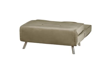 Bäddsoffa Farris - Grön, Silver - Möbler - Fåtölj & stolar - Fåtölj - Bäddfåtölj